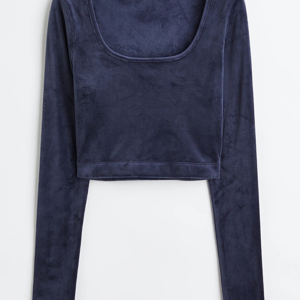 H&M Lounge Set with Crop Top and Flared Pants